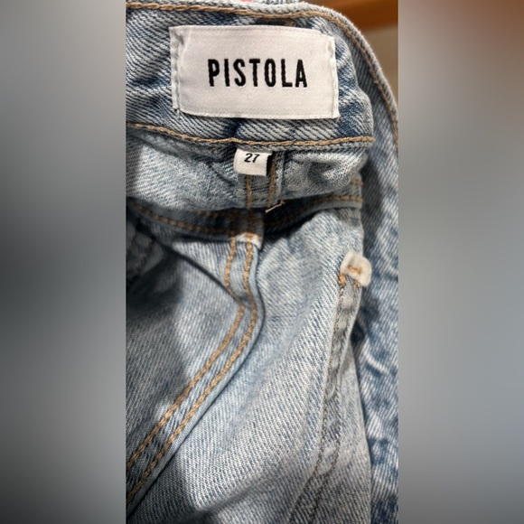 Pistola 100% Cotton High Waisted Denim Cut Off Shorts, Size 27 - Picture 7 of 10